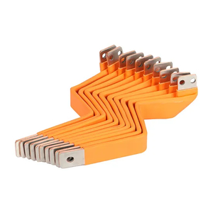 High Voltage Orange Spray Insulated Hard Solid Copper Busbar