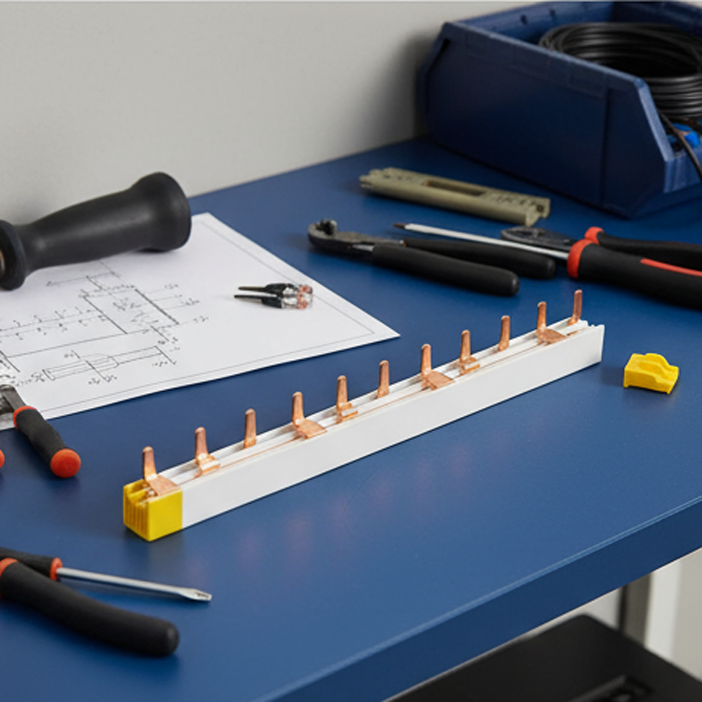 OEM Thickened Copper Busbar for Air Switch Custom Logo Available Edit
