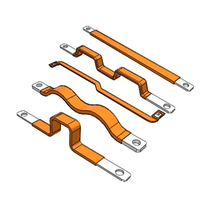 Supplier Copper Busbar Flexible Link Connector Copper Foil Laminated Flexible Bus Bars for New Energy Batterybusbar